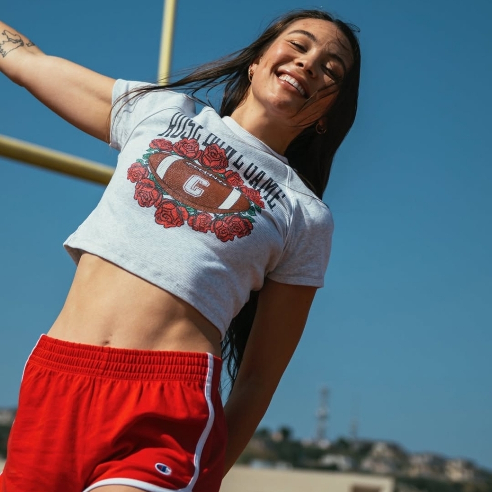 Rose Bowl Game Graphic Tee - Gray - Picture 3 of 5
